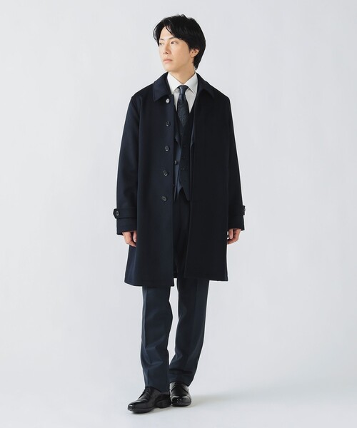 セール】ウール ステンカラーコート（ステンカラーコート）｜BEAMS