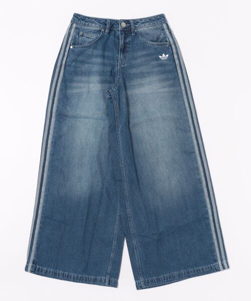 adidas アディダス W DENIM WIDE PANT ロングパンツ JV7454
