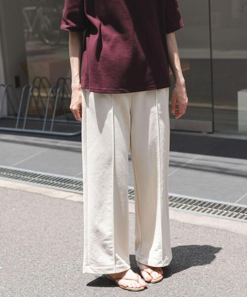 FORK&SPOON(フォークアンドスプーン)の「FORK&SPOON ドライタッチカットパンツ(その他パンツ・レディース・ブラック/ホワイト系その他・1/2)」の20枚目の写真