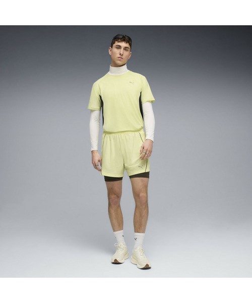 PUMA（プーマ）の「PUMA プーマ メンズ ランニング ラン ヴェロシティ 半袖 Tシャツ（Tシャツ/カットソー・メンズ・オレンジ/イエロー・LARGE/XX-LARGE/X-LARGE/MEDIUM/SMALL）」の8枚目の写真