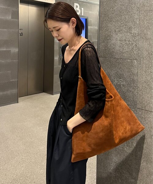 スエードワンショルダーバッグ（ショルダーバッグ）｜russet