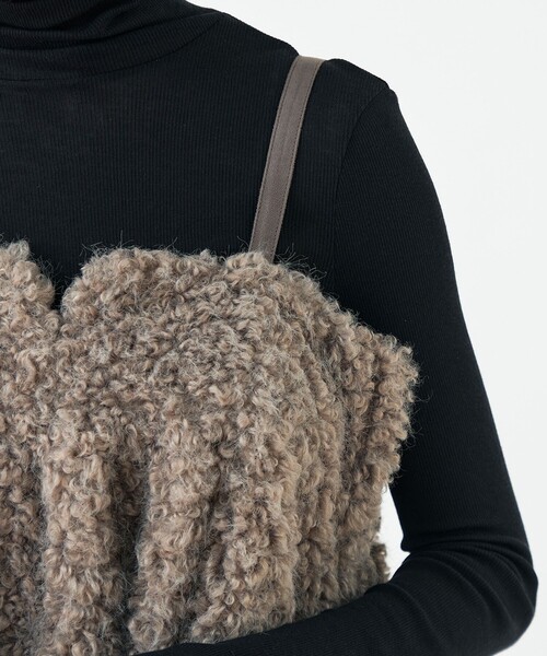 ミックスファー キャミソールプルオーバー（その他トップス）｜BALLSEY