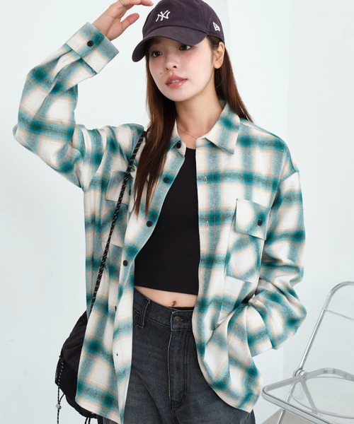 WEGO（ウィゴー）の「WEGO/オンブレチェックネルシャツ（シャツ/ブラウス・メンズ・その他1/その他4/その他6/その他5/その他3/その他2・MEDIUM/SMALL/LARGE）」の6枚目の写真