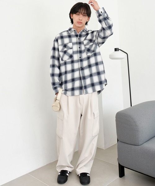 WEGO（ウィゴー）の「WEGO/オンブレチェックネルシャツ（シャツ/ブラウス・メンズ・その他1/その他4/その他6/その他5/その他3/その他2・MEDIUM/SMALL/LARGE）」の13枚目の写真