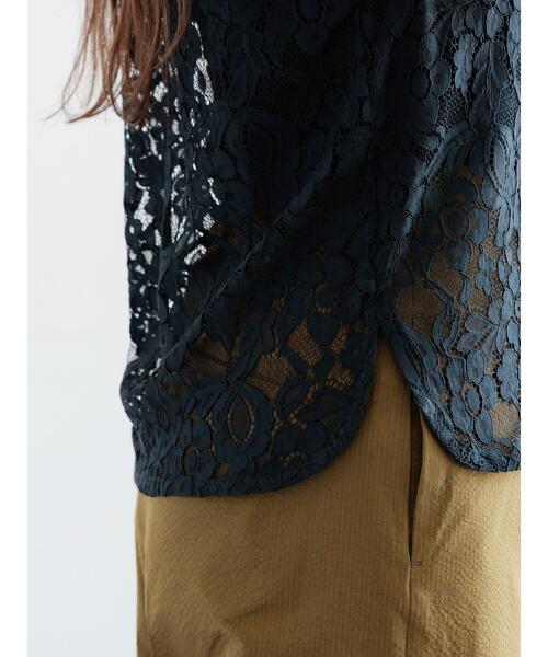 Te chichi（テチチ）の「前あきレイヤードレースジレベスト（ベスト・レディース・ブラック/ブラウン・F）」の14枚目の写真