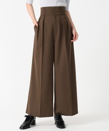 31 Sons de mode | 2025秋冬新作 ダブルベルト付ワイドパンツ(スラックス)