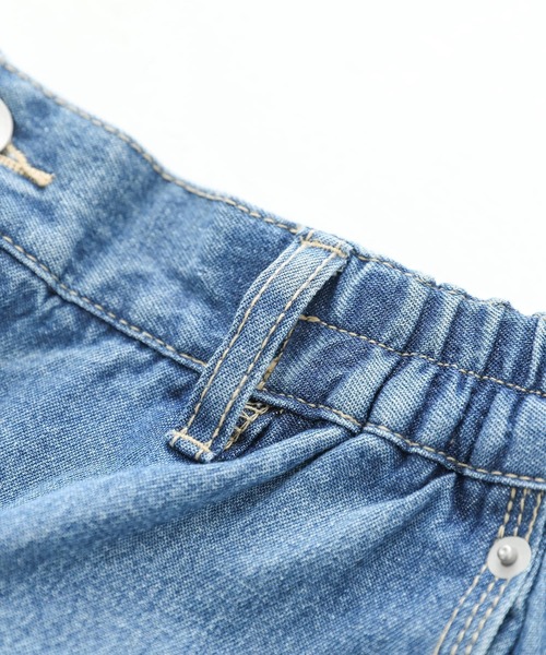 n'OrLABEL(ノアールレーベル)の「サルエルペインターデニムパンツ(デニムパンツ・レディース・ネイビー/ブルー・2/1)」の4枚目の写真
