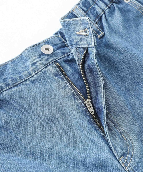 n'OrLABEL(ノアールレーベル)の「サルエルペインターデニムパンツ(デニムパンツ・レディース・ネイビー/ブルー・2/1)」の6枚目の写真