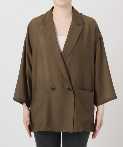 追加4》シアーテーラードジャケット（テーラードジャケット）｜JOURNAL