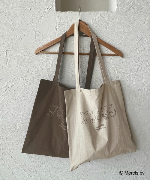 apres jour clair(アプレジュールクレア)の「【apres jour clair 】【miffy70thコラボアイテム】ミッフィートートバッグ(トートバッグ・レディース・アイボリー/ブラウン系その他・フリ-)」の7枚目の写真