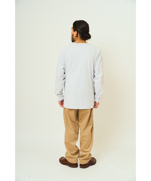 BIG MIKE(ビッグマイク)の「BIG MIKE ビッグマイク ヘビーウエイト 3ポケット 長袖Tシャツ ロンT /// 102538712(Tシャツ/カットソー・メンズ・チャコール/ナチュラル/アッシュ・MEDIUM/LARGE/X-LARGE)」の11枚目の写真