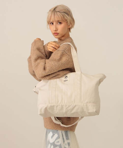 mmts（マミタス）の「【COLLABORATION】9456 / BIG BAG（トートバッグ・レディース・ベージュ/ホワイト系その他5・ONE SIZE）」の4枚目の写真