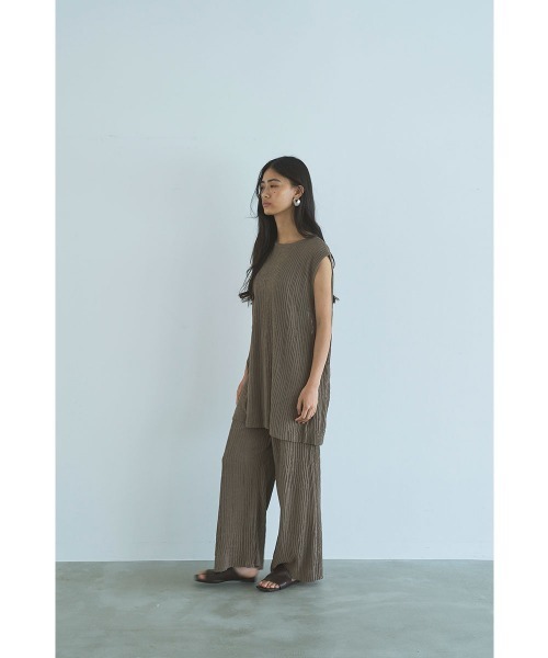 marjour(マージュール)の「2WAY SUMMER TUNIC KNIT(ニット/セーター・レディース・オフホワイト/モカ・M)」の6枚目の写真