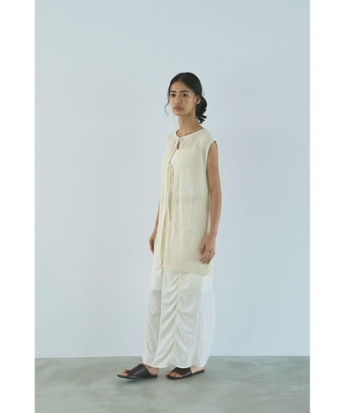 marjour(マージュール)の「2WAY SUMMER TUNIC KNIT(ニット/セーター・レディース・オフホワイト/モカ・M)」の22枚目の写真