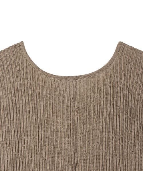 marjour(マージュール)の「2WAY SUMMER TUNIC KNIT(ニット/セーター・レディース・オフホワイト/モカ・M)」の14枚目の写真