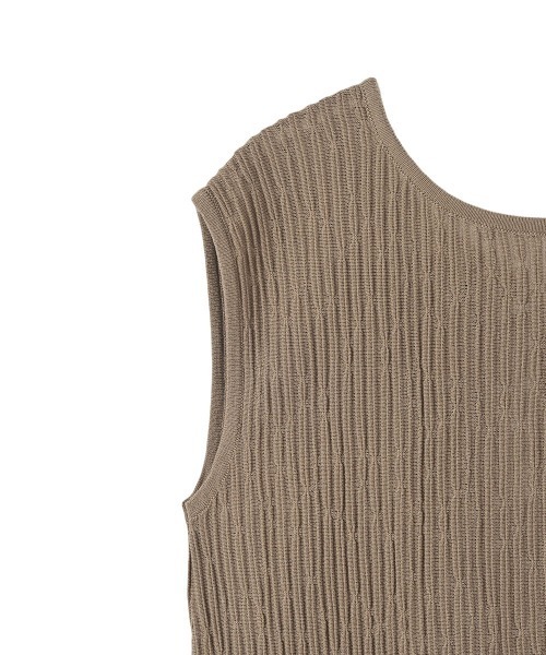 marjour(マージュール)の「2WAY SUMMER TUNIC KNIT(ニット/セーター・レディース・オフホワイト/モカ・M)」の15枚目の写真