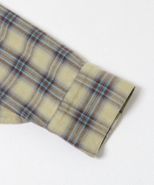 KBF（ケイビーエフ）の「BIGチェックシャツ（シャツ/ブラウス・レディース・グレー系その他/イエロー系その他/ブルー系その他・ONE）」の12枚目の写真