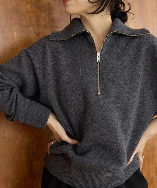 IENA LA BOUCLE アラン編みプルオーバー IENA LA BOUCLE パターンレース編みニット（ニット/セーター）｜IENA