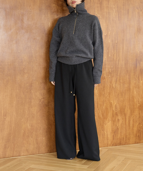 IENA LA BOUCLE ZIP ニットプルオーバー（ニット/セーター）｜IENA LA