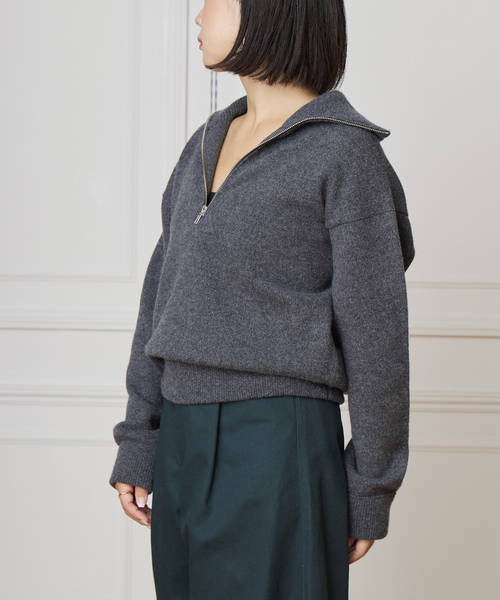 IENA LA BOUCLE ZIP ニットプルオーバー IENA LA BOUCLE ZIP ニットプルオーバー（ニット/セーター）｜IENA LA