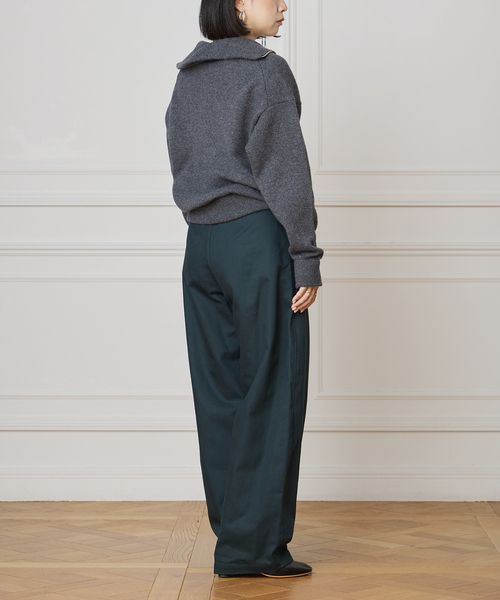 IENA LA BOUCLE(イエナラブークル)の「IENA LA BOUCLE ZIP ニットプルオーバー(ニット/セーター・レディース・ブルー/チャコールグレー・FREE)」の19枚目の写真