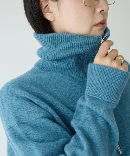 IENA LA BOUCLE ZIP ニットプルオーバー IENA LA BOUCLE ZIP ニットプルオーバー（ニット/セーター）｜IENA LA