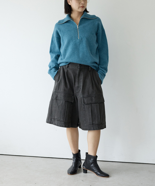 IENA LA BOUCLE ZIP ニットプルオーバー（ニット/セーター）｜IENA LA