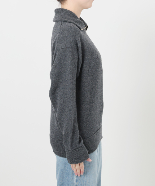 IENA LA BOUCLE ZIP ニットプルオーバー（ニット/セーター）｜IENA LA