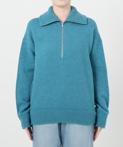 IENA LA BOUCLE ZIP ニットプルオーバー（ニット/セーター）｜IENA LA