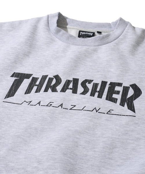 THRASHER(スラッシャー)の「【THRASHER / スラッシャー】裏起毛クラックプリントスウェットプルオーバー(スウェット・メンズ・アッシュグレー/アイボリー/ブラック/ブラウン・LARGE/X-LARGE/MEDIUM)」の14枚目の写真