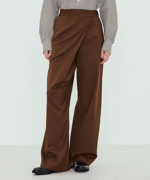 ピュアウールツイル ラップパンツ（その他パンツ）｜TOMORROWLAND .B