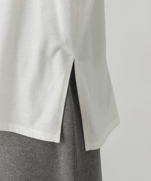 GLOBAL WORK（グローバルワーク）の「サラサラシャギーベスト/長袖T/581160（ベスト・レディース・モカ/アイボリー/チャコールグレー・SHORT/REGULAR）」の9枚目の写真