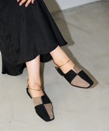 Le Talon (ルタロン)フラットシューズ 人気クロシェストラップフラット！ トレンド感を取り入れた足元