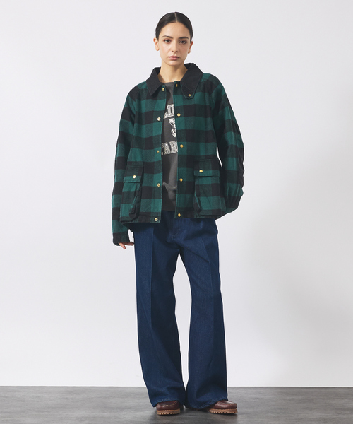 マリメッコ バッファローチェック柄カバーオールシャツジャケット 24SS 38 Marimekko（マリメッコ）日本公式オンラインストア