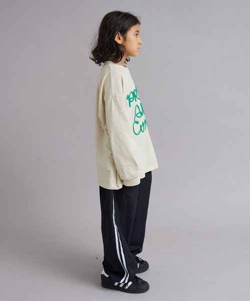 綿100%】コード 刺繍 長袖 Tシャツ【PAIRMANON STREET】（T