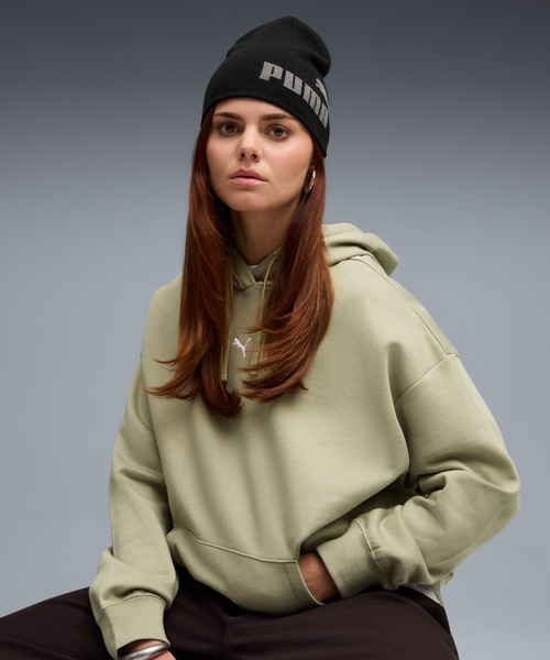 PUMA（プーマ）の「PUMA プーマ ユニセックス ESS ミッドクラウン カフレス ビーニー（ニットキャップ/ビーニー・メンズ・ブラック/ネイビー/ライトグレー/ホワイト系その他・フリー）」の3枚目の写真