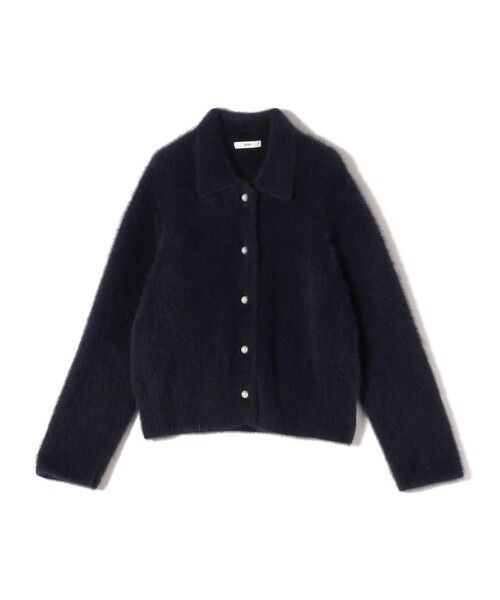 杢 フォックス カシミヤ ポロ ニット カーディガン（カーディガン