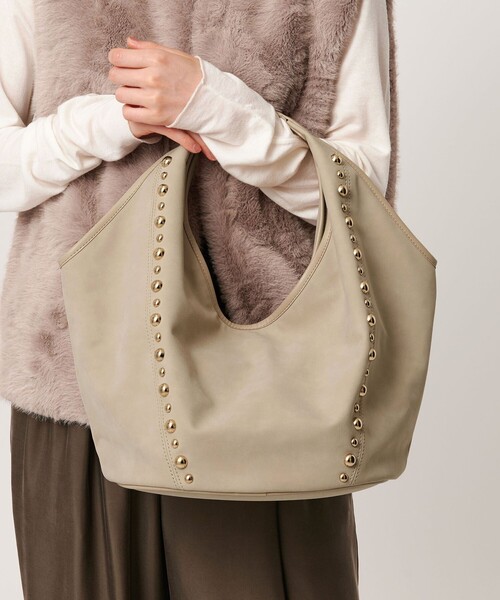 スタッズ ワンハンドル ショルダーバッグ（ショルダーバッグ