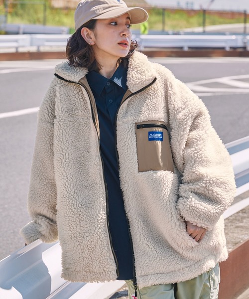 値下げ！セントアンドリュース　タックフリル配色ブルゾン セントアンドリュース タックフリル配色ブルゾン