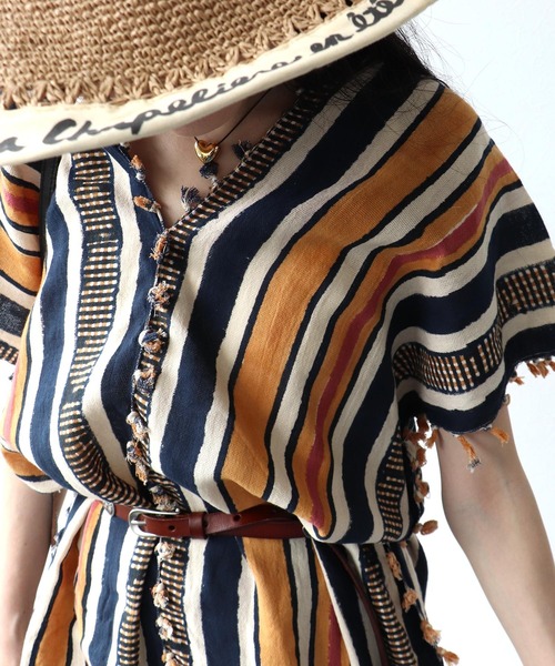 Three Four Time（ｽﾘｰﾌｫｰﾀｲﾑ）の「コンチョパーツベルト（ベルト・レディース・ブラック/ブラウン・FREE）」の3枚目の写真