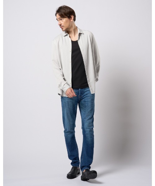 wjk(ダヴルジェイケイ)の「slim banana denim(デニムパンツ・メンズ・ブルー系その他/ライトグレー/ライトブルー・SMALL/MEDIUM/LARGE/X-LARGE)」の7枚目の写真