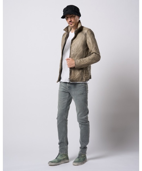 wjk(ダヴルジェイケイ)の「slim banana denim(デニムパンツ・メンズ・ブルー系その他/ライトグレー/ライトブルー・SMALL/MEDIUM/LARGE/X-LARGE)」の14枚目の写真