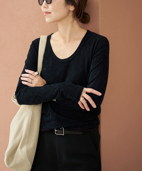 velour long Tシャツ（Tシャツ/カットソー）｜Plage（プラージュ