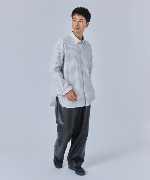 セール】ETS.MATERIAUX(マテリオ) フレンチ ワーク シャツ（シャツ