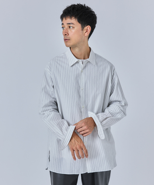 セール】ETS.MATERIAUX(マテリオ) フレンチ ワーク シャツ（シャツ