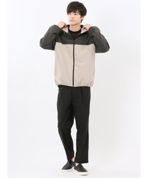 ALL WEATHER TEX】m.f.エディトリアル メンズ 裏メッシュパーカー