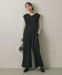 SENSE OF PLACE by URBAN RESEARCH | ウエストタックハートネックロンパース(サロペット/オーバーオール)