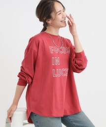 SHOO・LA・RUE（シューラルー）の「大人のカジュアルスタイルに グラフィックアソート BIGロンT【CIRCRIC】（Tシャツ/カットソー）」