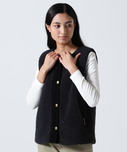 Barbour(バブアー)の「BARBOUR (バブアー) Dulsie ボア ライナー ベスト/LLI0016(ベスト・レディース・ブラック/オリーブ系・10)」の13枚目の写真