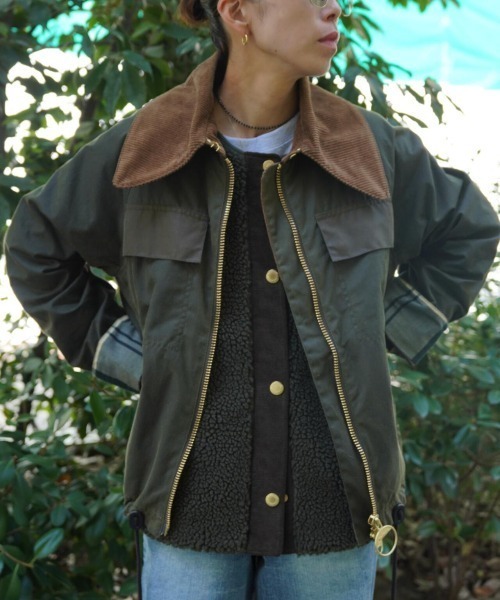 Barbour(バブアー)の「BARBOUR (バブアー) Dulsie ボア ライナー ベスト/LLI0016(ベスト・レディース・ブラック/オリーブ系・10)」の7枚目の写真